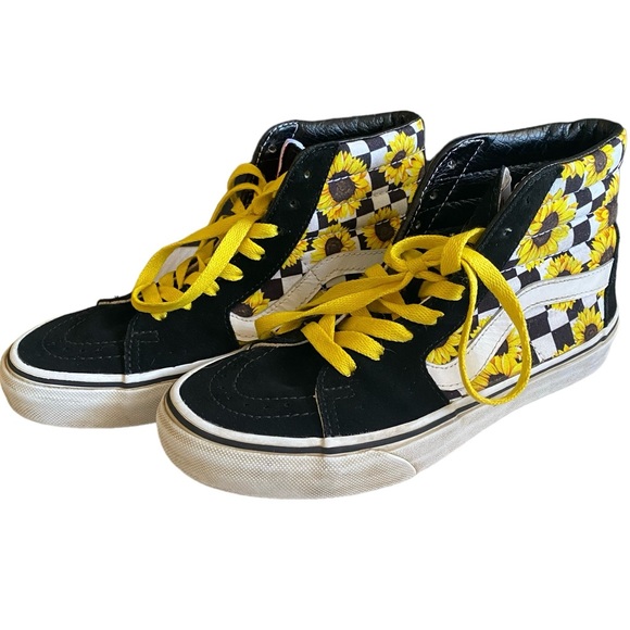 Vans SK-8 Hi Sunflowers, Hi tops, Women’s 5.5, Men’s 4 - Picture 2 of 7